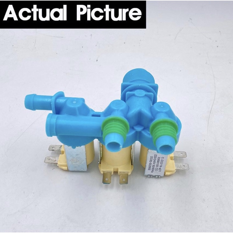 Selenoid Water Inlet Valve Cabang 3 Mesin Cuci Samsung Front Loading