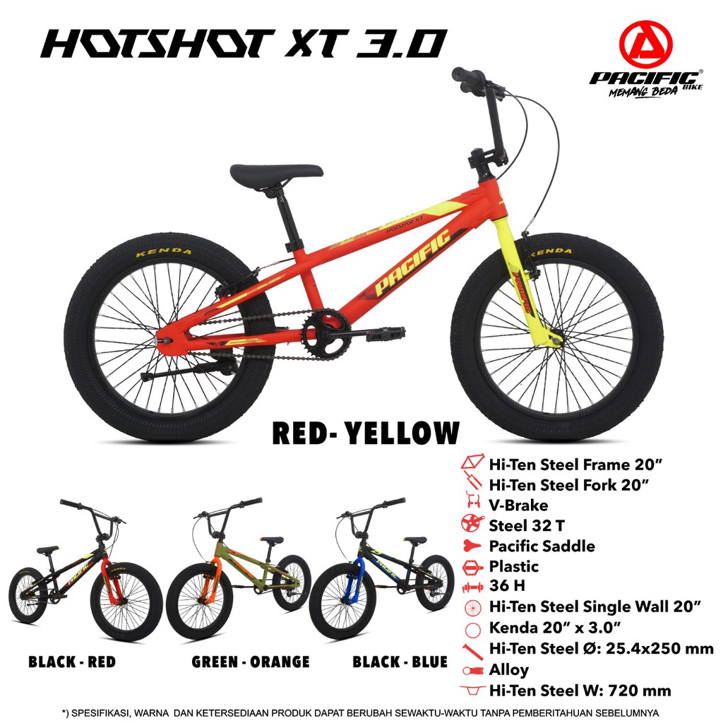 Sepeda BMX 20 Pacific Hot Shot XT 3.0