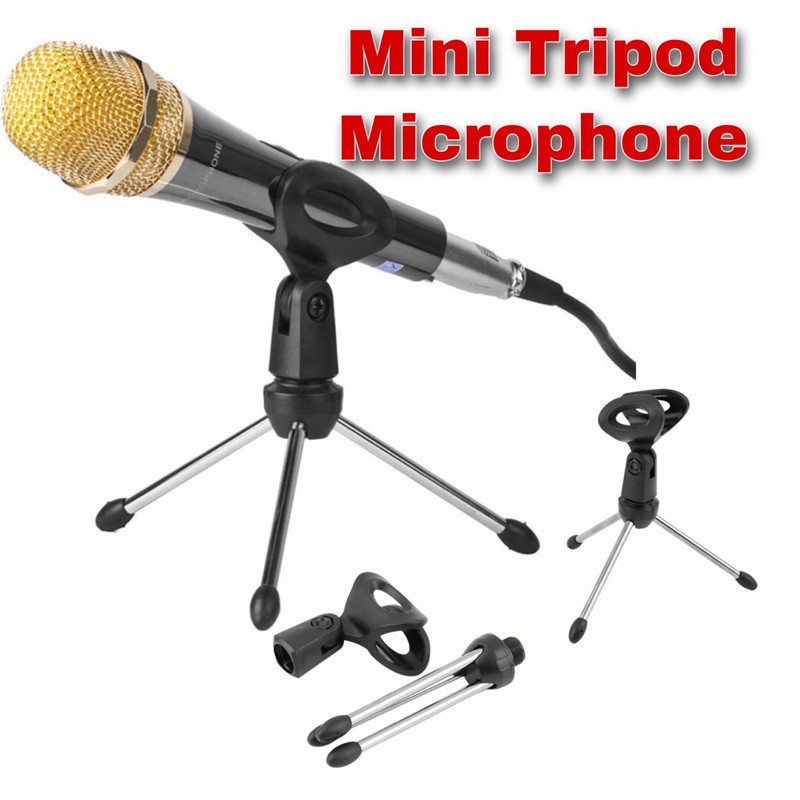 Tripod Microphone Mini tripod mic TERMURAH