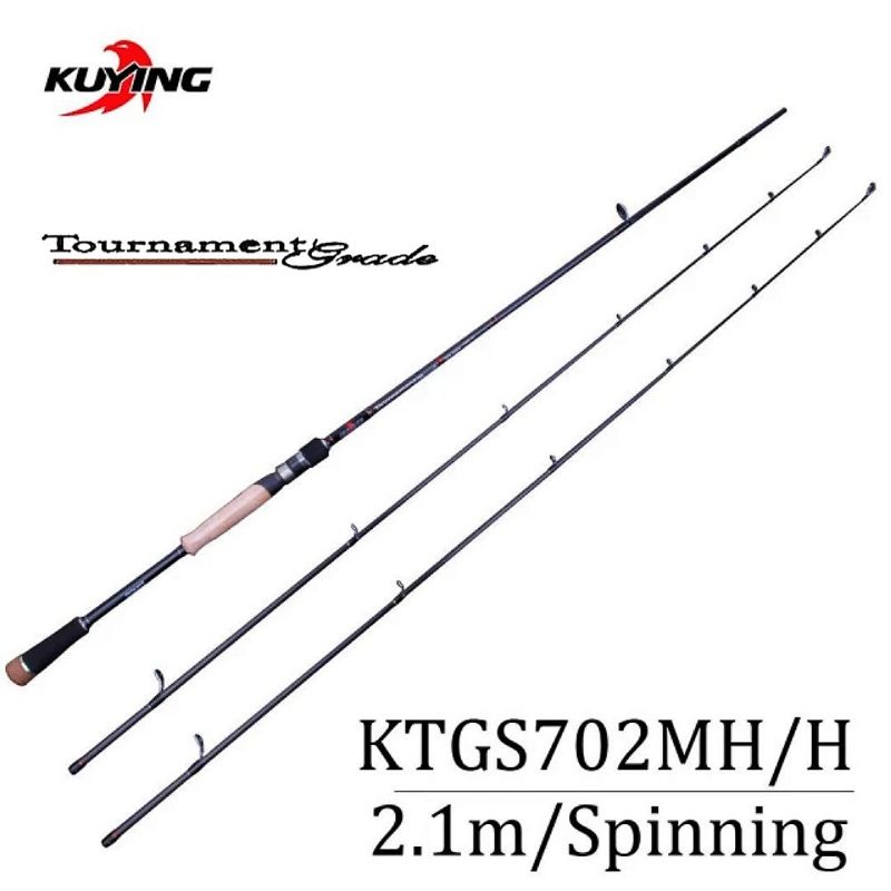 Rod / Joran Spinning - Kuying Tournament Grade KTGS702H/MH 22lb (Pack Pvc)