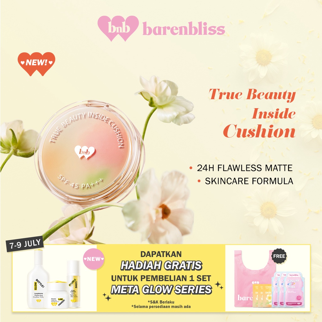 BNB barenbliss Korean Bloomatte True Beauty Inside Cushion「24H Full Coverage」[ORIGINAL]