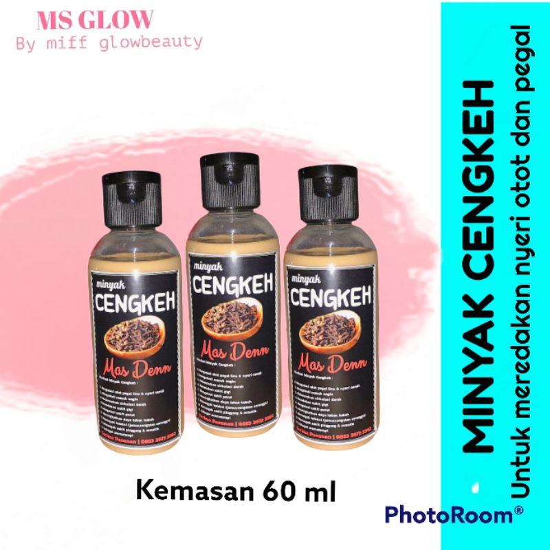 Minyak Cengkeh 60ml param gosok minyak param original 100% obat nyeri otot obat sakit gigi obat pegal linu minyak oles panas obat gosok nyeri otot