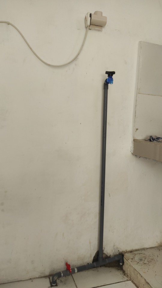 Paket Shower Tiang + Keran Dobel Shower