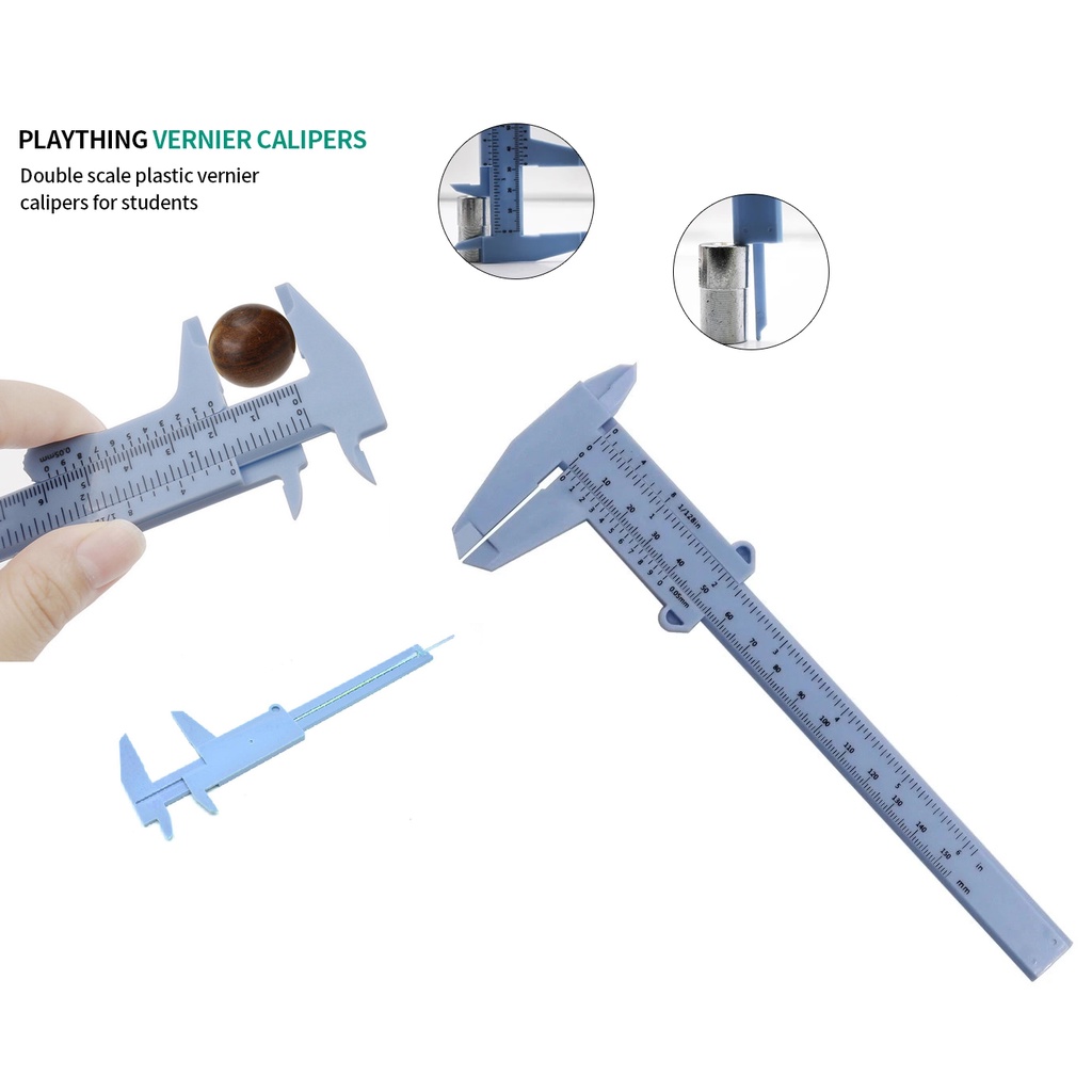 Sigmat Plastik 150 mm  6 Inch / Jangka Sorong 150 mm / Calibar in ABS 6Inch /Alat Pengukur Panjang Plastik /Vernier Caliper 6 Inch