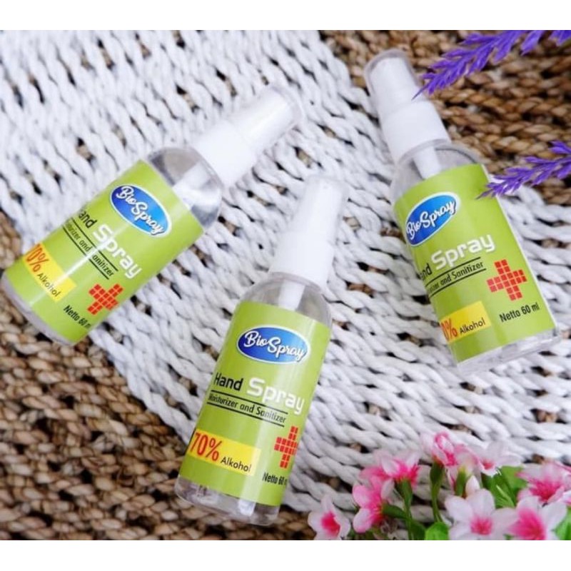 BIO SPRAY HAND SANITIZER CLEAN &amp; HEALTHY PEMBERSIH TANGAN