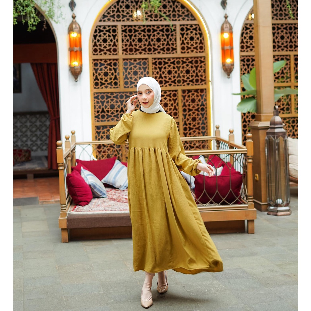AMANI DRESS - DRESS MUSLIM - EID SERIES - PAKAIAN WANITA