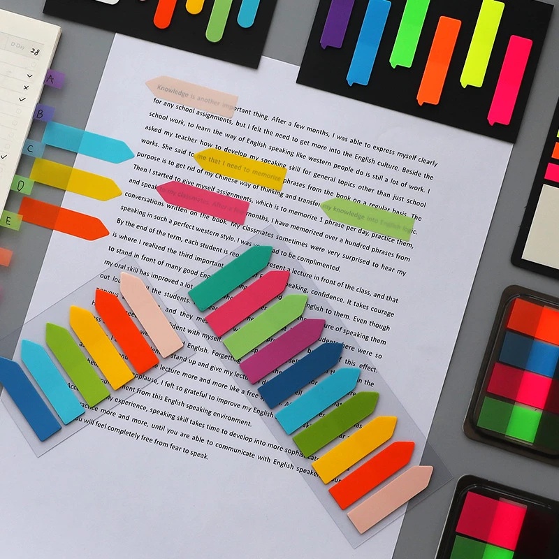 Sticky Note / Pembatas Buku Kreatif Bahan Plastik