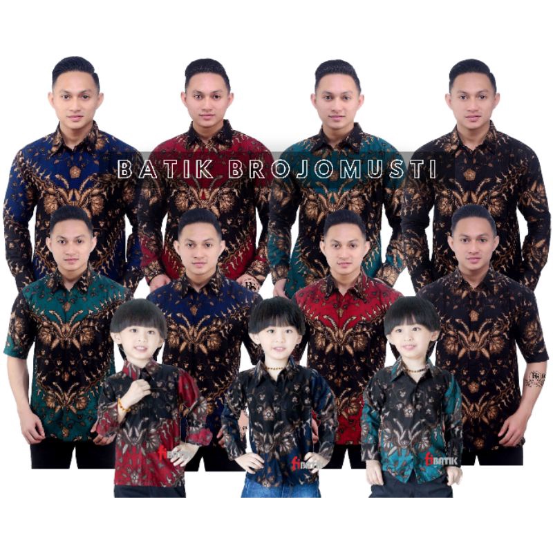 0BAJU BATIK COUPLE AYAH ANAK LENGAN PENDEK, BAJU BATIK PRIA PUSER NAVY, BAJU ANAK COWOK COUPLE AYAH, BAJU BATIK KELUARGA, SERAGAM BATIK..