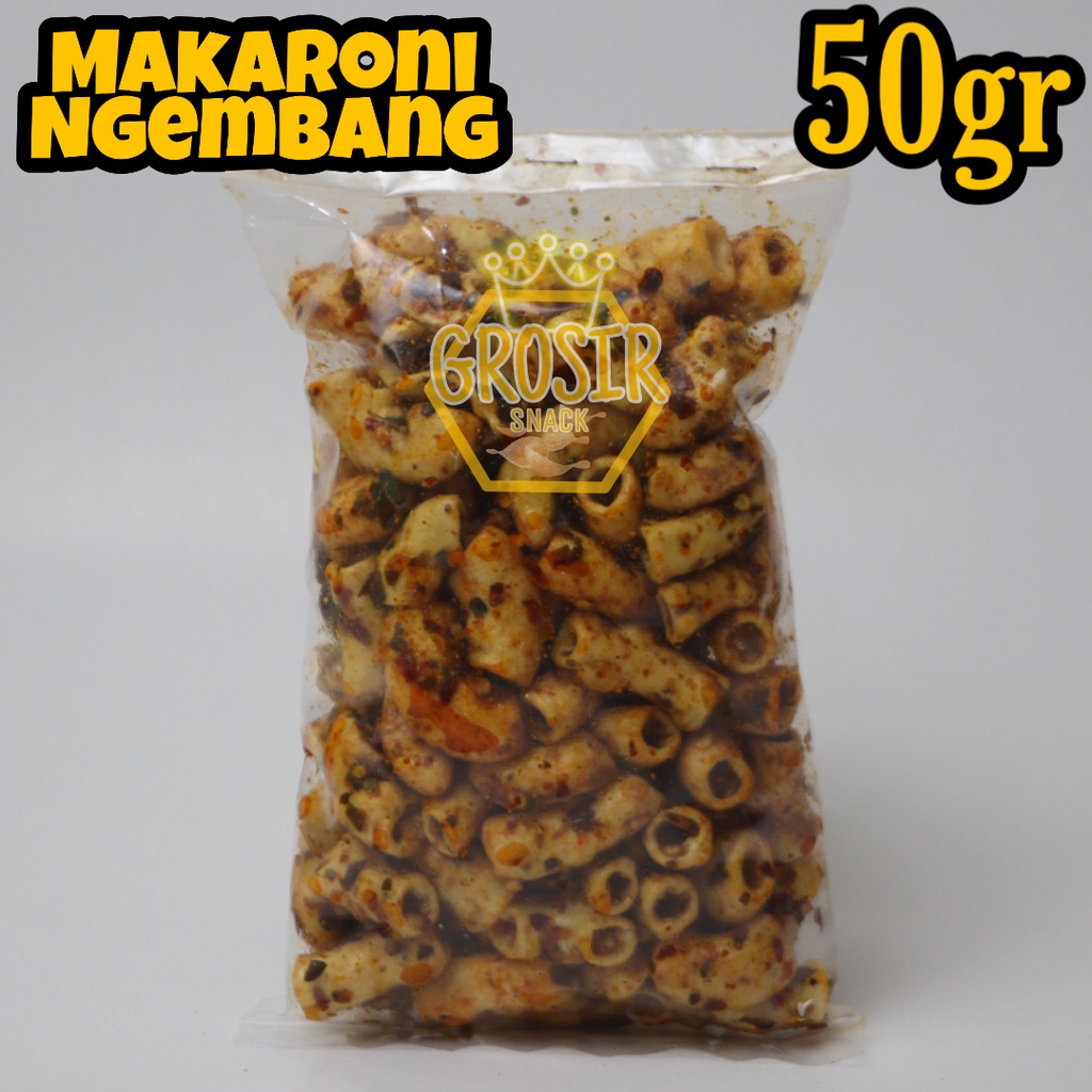 Makaroni Ngembang Renyah 50gr+ Daun jeruk banyak rasa