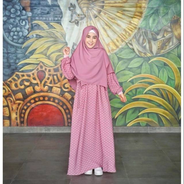 Gamis katun jepang/gamis katjep/gamis custom/gamis jumbo/gamiskatjepjumbo/gamis LD 120/ gamjs LD 130