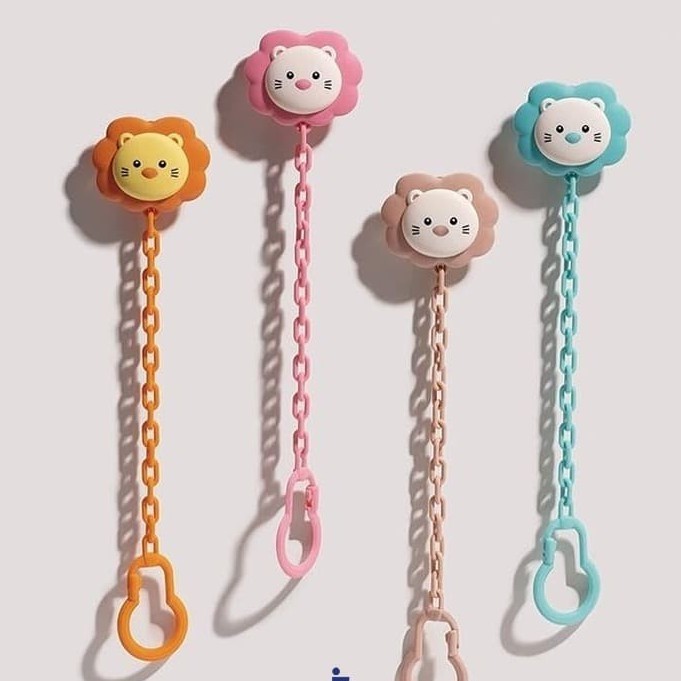 Simba Pacifier Holder Chain / Simba Tali Pengait Rantai Gantungan Empeng Atau Mainan