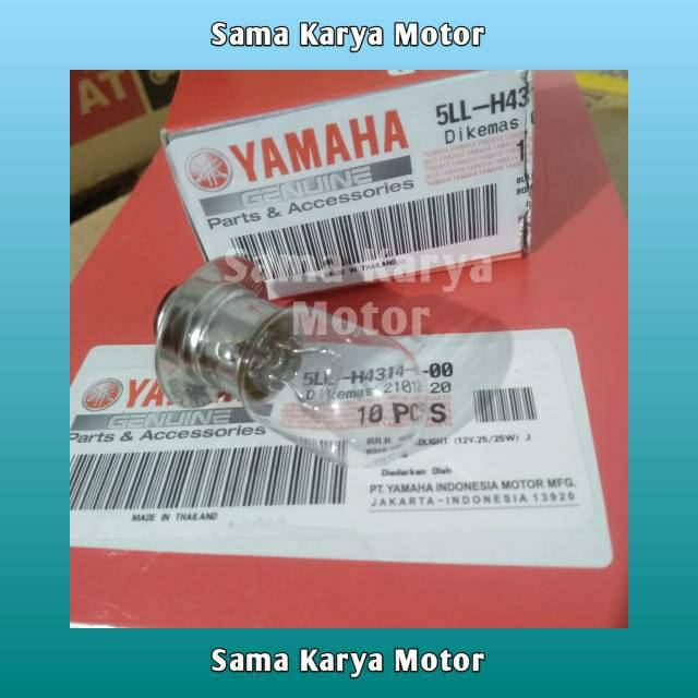 LD01 bohlam lampu depan yamaha / bohlam depan 5LL-H4314 / bohlam depan yamaha / bohlam yamaha