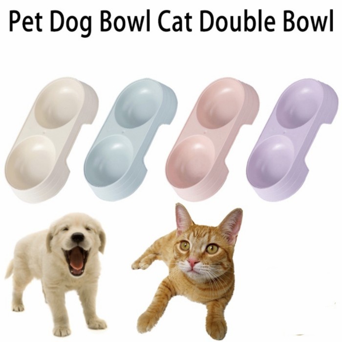 YY1-Tempat Makan Mangkok Anabul Kucing Anjing SIZE DOULE Besar PETBOWL