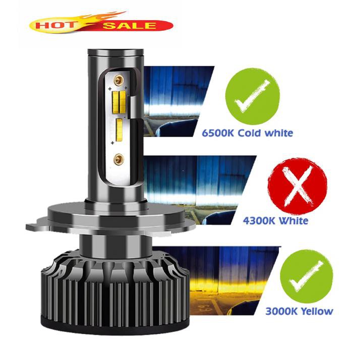 STAR SELLER H4 A6 SERIES; 2 WARNA 3000K & 6500K; LAMPU LED MOBIL; HI/LO #6