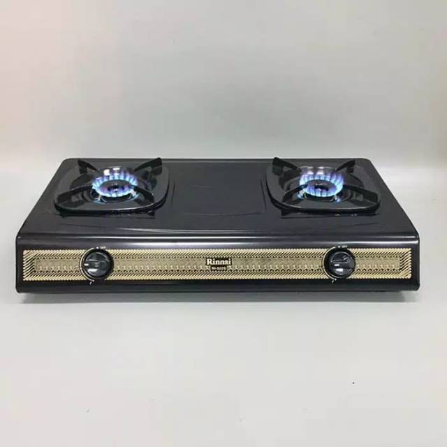 Kompor gas rinnai 2 tungku tipe RI 522 S / Paket kompor gas rinnai 2 tungku RI 522s + Selang regulat