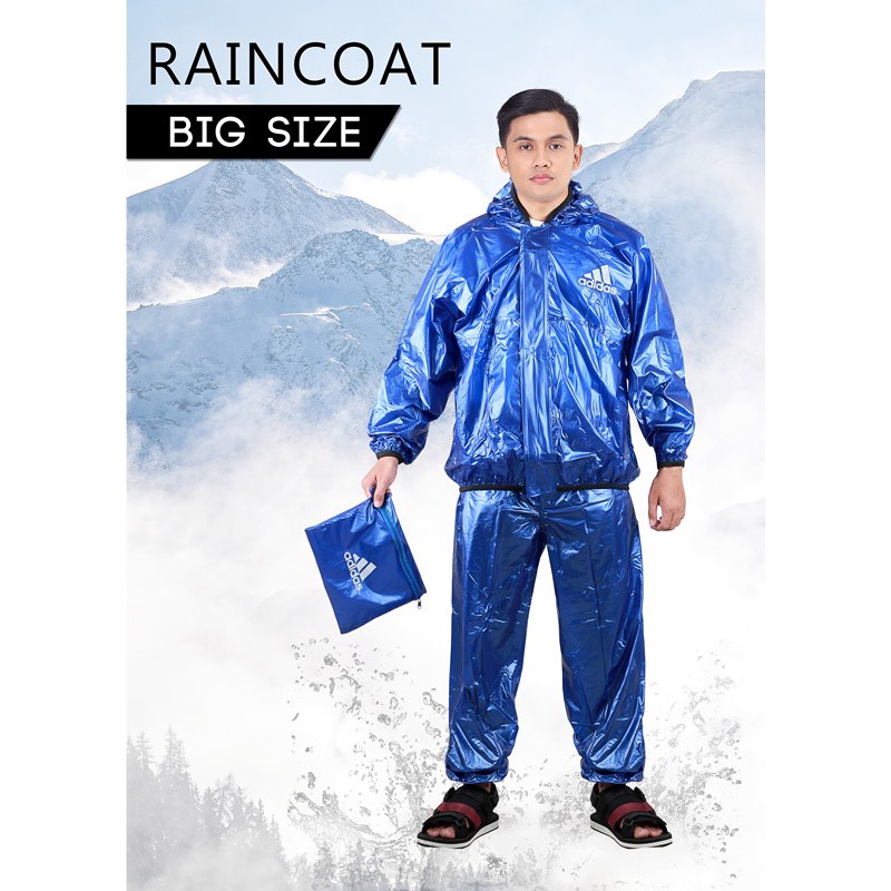 Jas Hujan Pria / Wanita Jas Hujan Unisex Jumbo Rain.co Adidas CL 222