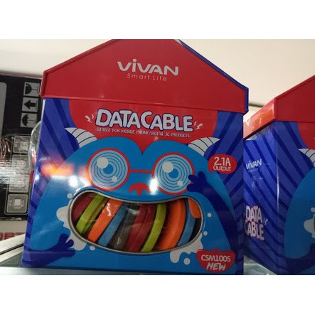 KABEL DATA ANDROID VIVAN, VIVAN CSM 100, KABEL 1 METER, CABLE DATA FOR ANDROID