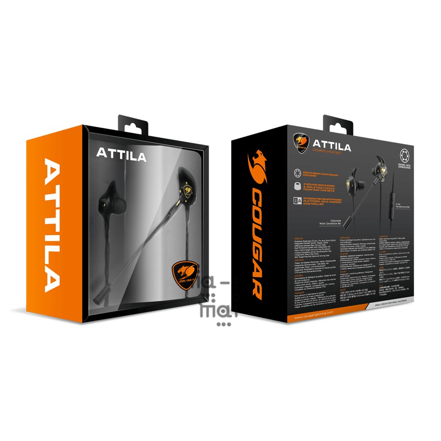 COUGAR GAMING HEADSET ATTILA Dual Microphone System Ultra-Stable