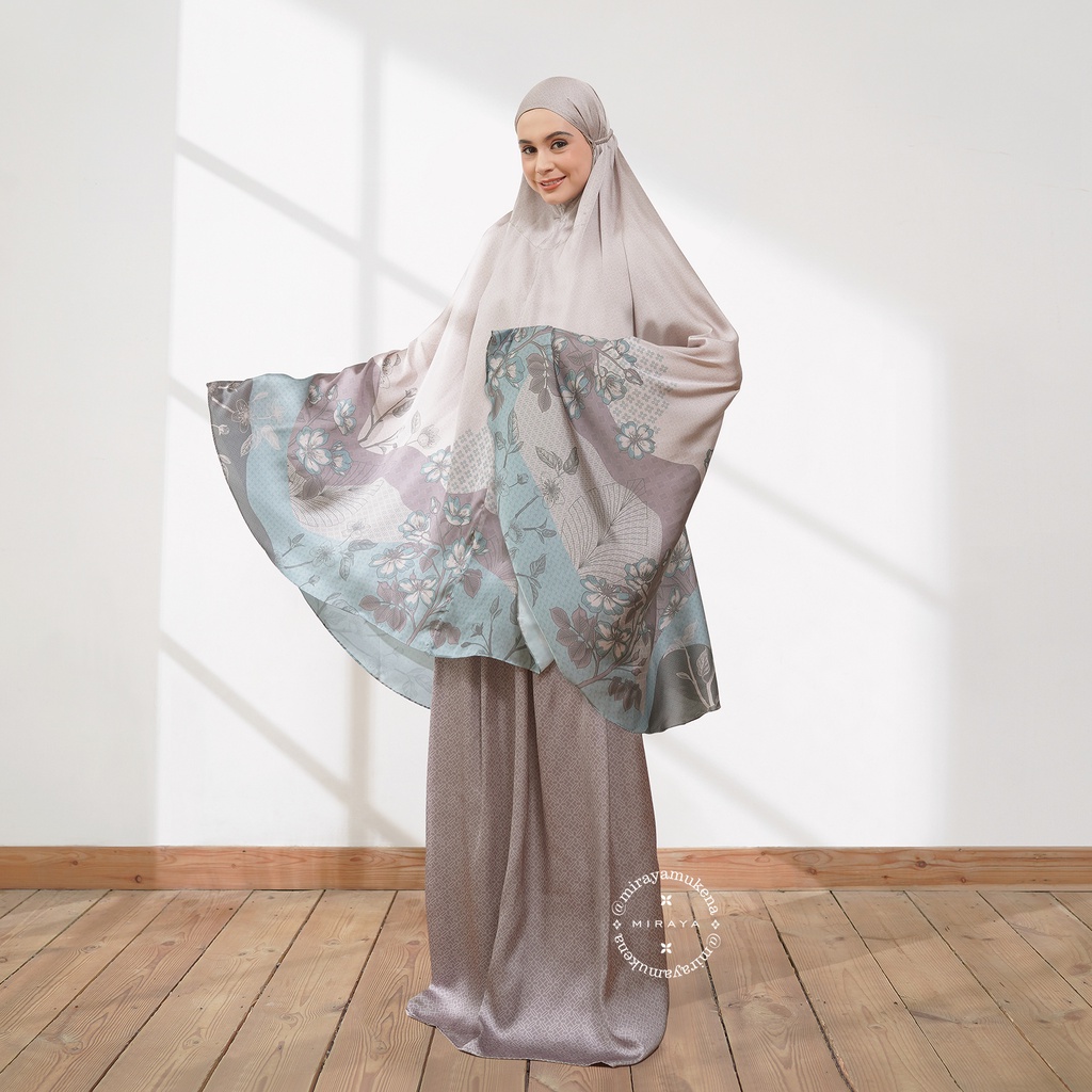 Mukena Travel Printing Miraya Moorland Bisque