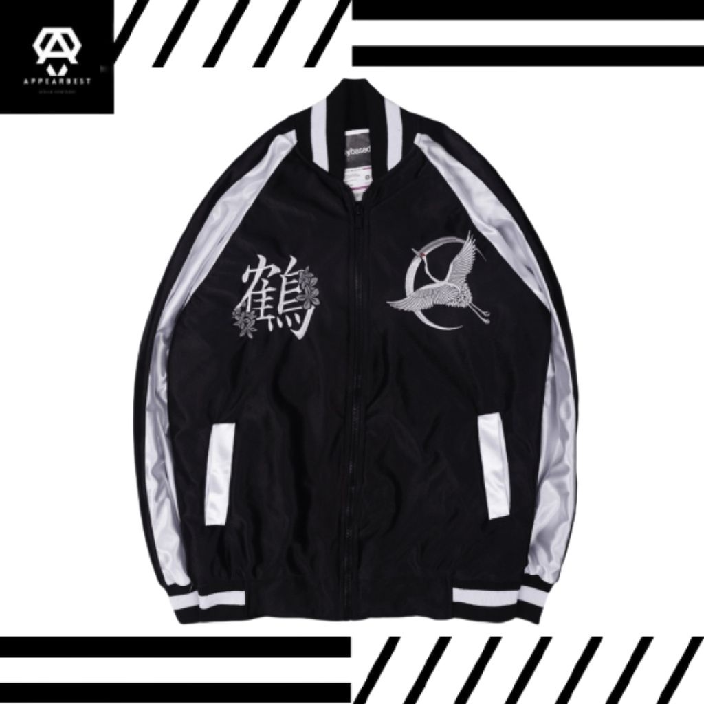 Jaket Sukajan - Black Gacho - Sukajan Jacket - Sukajan Murah Original