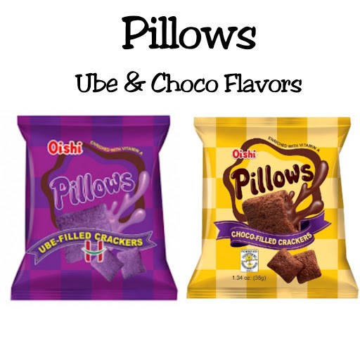 

Oishi Pillow Coklat dan Ubi ( 1 gantung isi 10 bungkus )