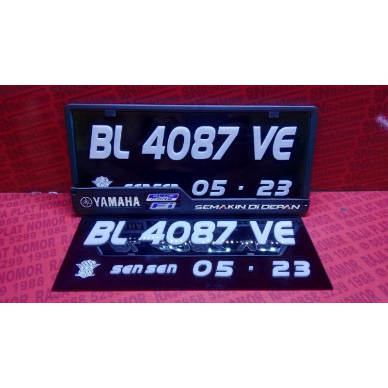 custom PLAT NOMOR TEBAL BAUT TANAM lapisan ACP bukan Plat seng || MEWAH, RAPIH, PROFESIONAL, SPESIALIST