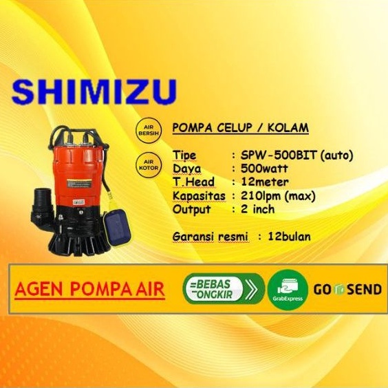POMPA CELUP SHIMIZU SPW-500BIT (OTOMATIS)