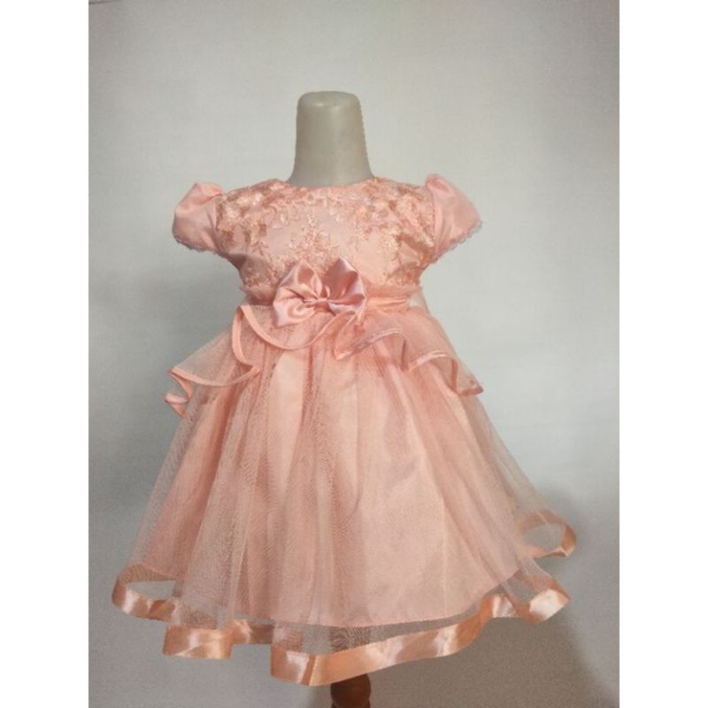 dress anak usia 1~3 tahun gaun cantik dress pesta anak baju pesta anak bayi gaun anak cewek dress tu