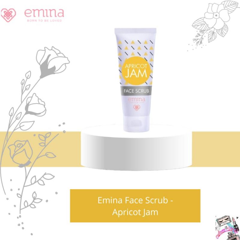 ☃Cutezz_Ching1☃Emina Apricot Jam Face Scrub 60ml - Scrub Wajah