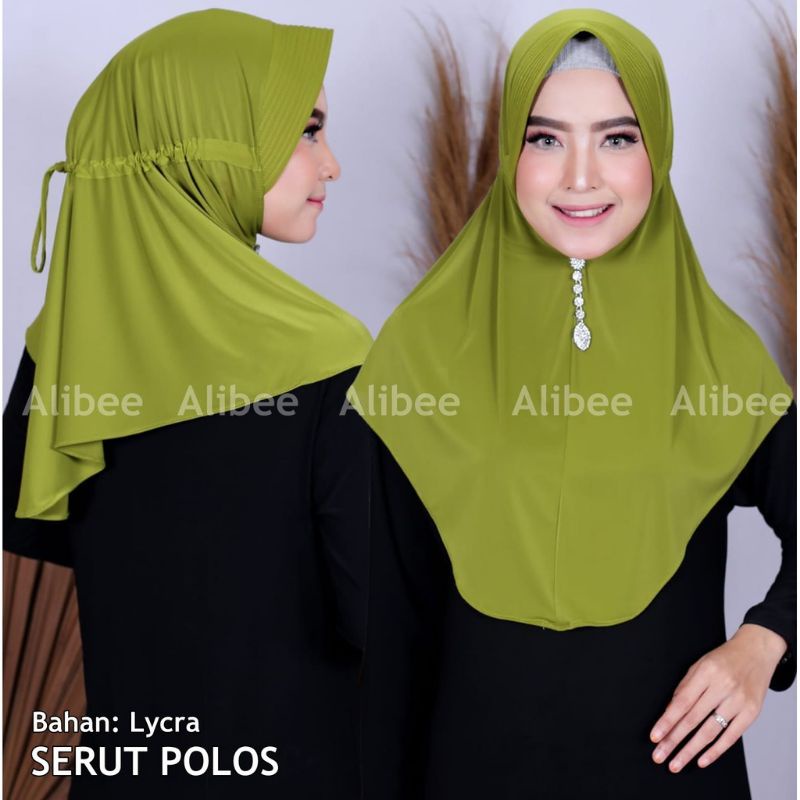 Medan Termurah Jilbab Instan Lycra Hijab jersey Lycra adem &amp; nyaman