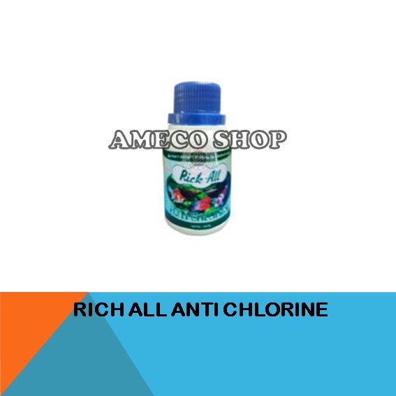 Obat Ikan Hias Rick All Anti Chlorine