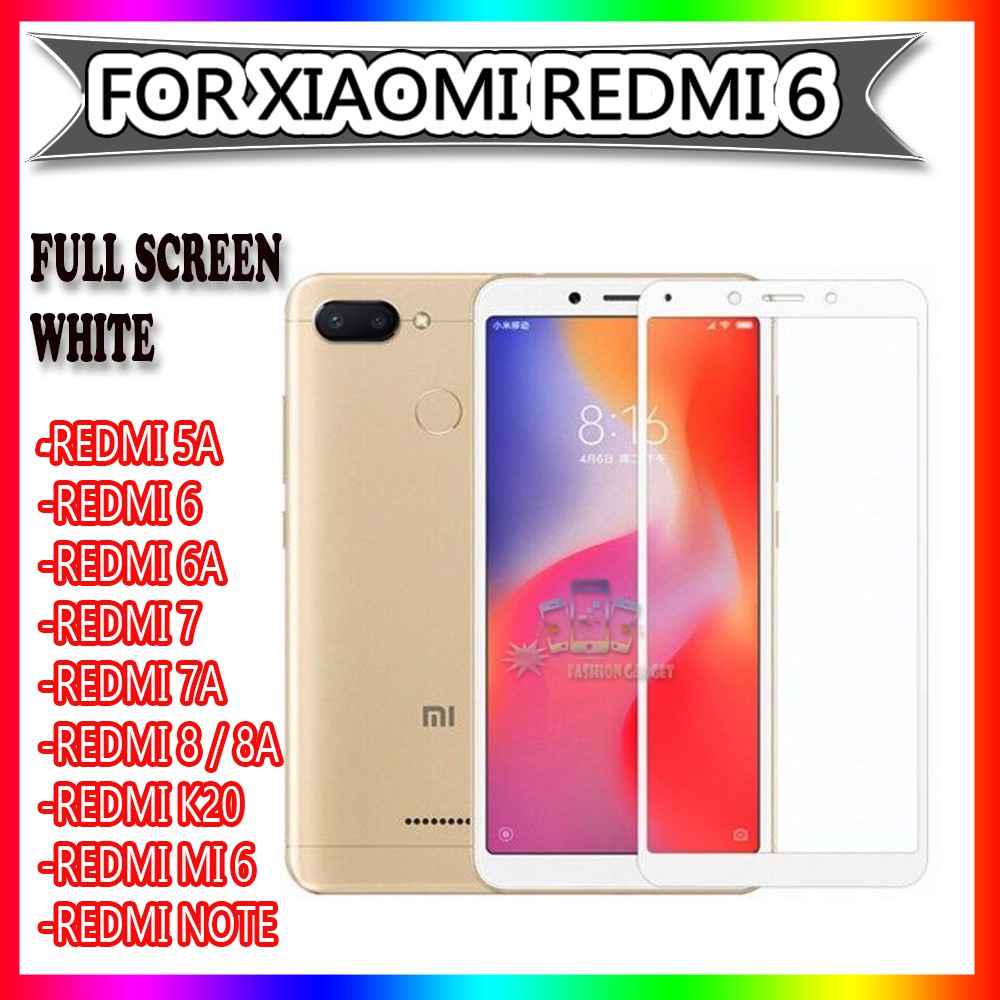 TEMPER GLASS XIAOMI REDMI 5A XIAOMI REDMI 6 XIAOMI REDMI 6A XIAOMI REDMI 7 XIAOMI REDMI 7A XIAOMI REDMI 8 XIAOMI REDMI 8A XIAOMI REDMI K20 XIAOMI REDMI NOTE ANTI GORES KACA TEMPER GLASS