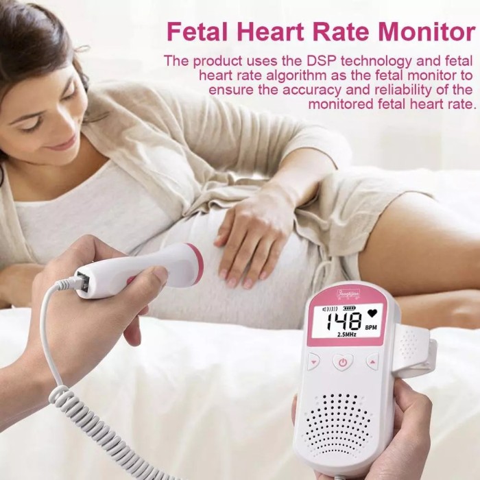 Fetal Heart Doppler Alat Deteksi Jantung Janin Banglijian U3-02 2.5Mhz