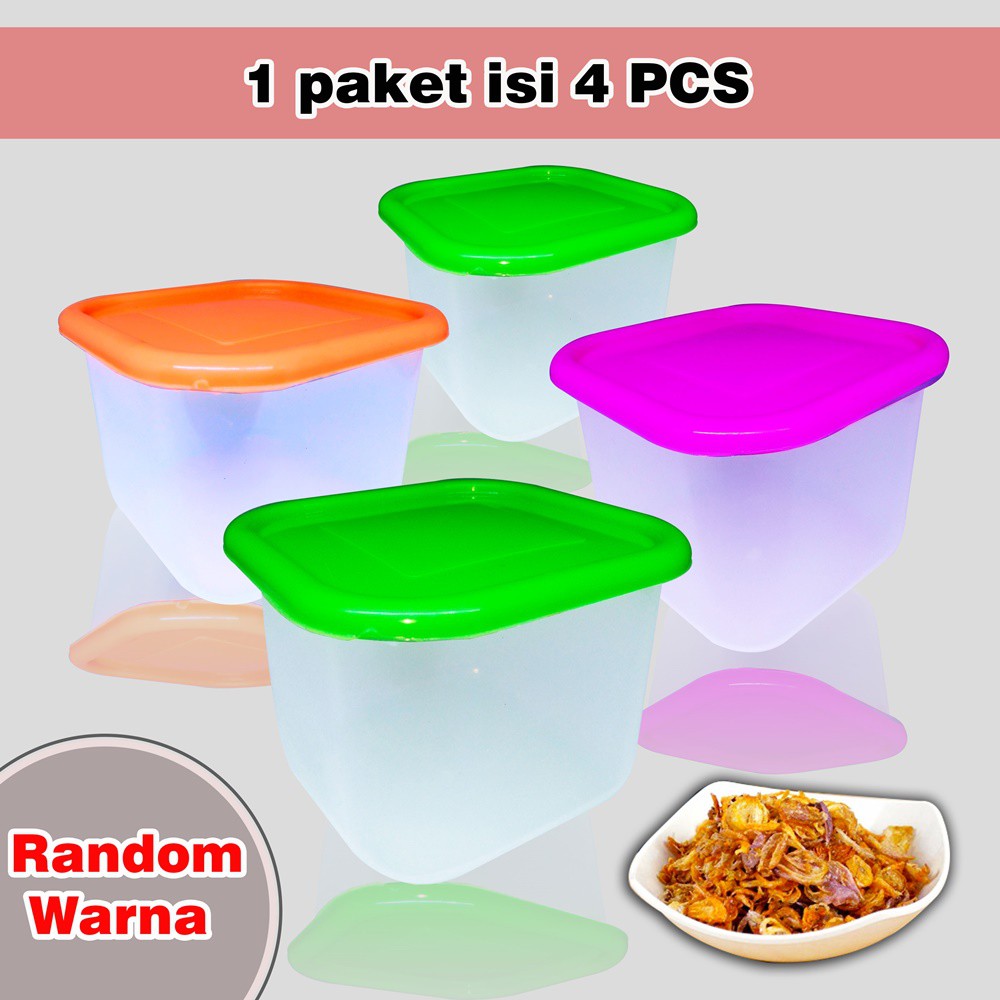 Toples Sealware Mini Square Serbaguna isi 4 pcs - Random Color