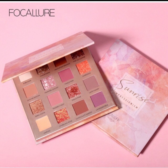 Focallure sunrise impessionism eyeshadow 16 colours