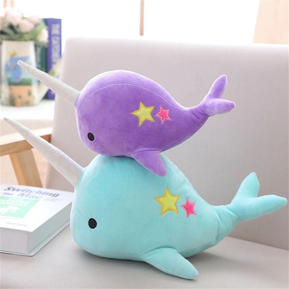 Lanfy Paus Mainan Mewah 25 cm Anak Hadiah Mainan Lembut Boneka Plush Toys Mainan Dekorasi Hewan Laut