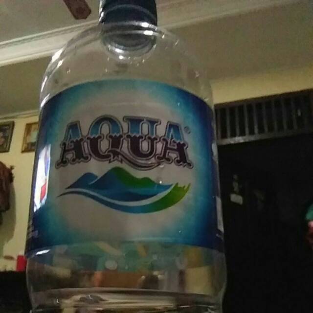 

botol Aqua ori