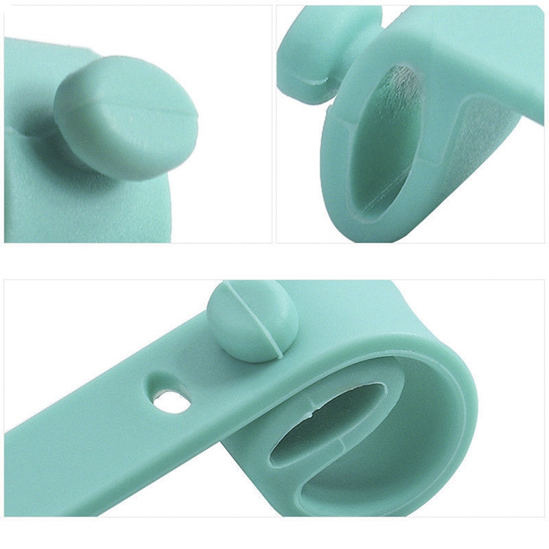 {LUCKID}Silicone Data Cable Organizer Headphone Cord Finishing Buckle Wrap Tie Strap