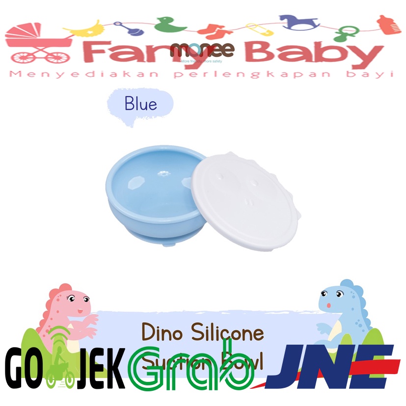 Monee Dinosaur Silicone Suction Bowl