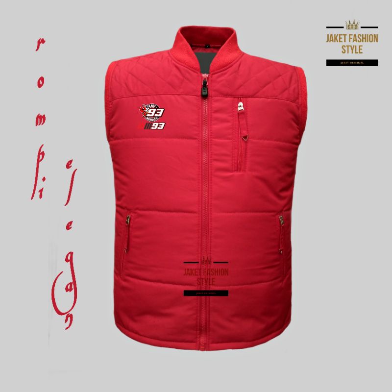 Jaket Rompi Marq Marquez MM93 pria wanita pengendara motor balap / touring /bikers /hiking /running 