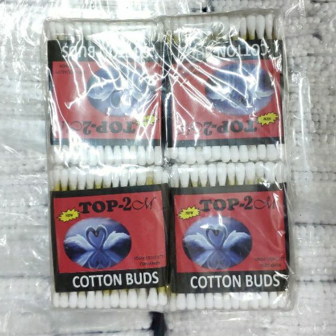 Cotton buds pembersih telinga ekonomis isi 30an pcs