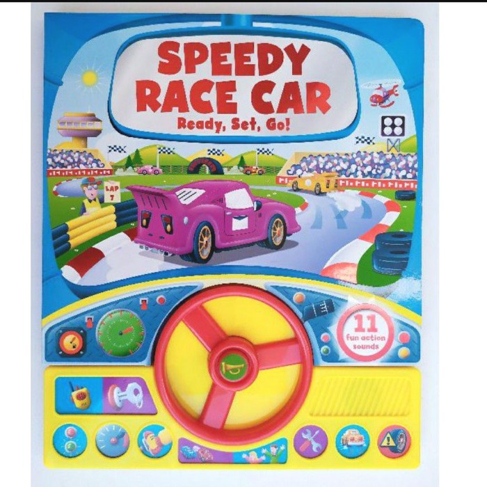 Igloo Steering Wheel - Speedy Race Car (Sound Board Book)