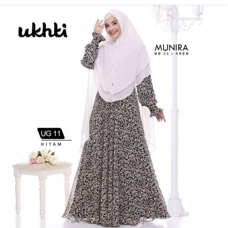 Khimar ceruty babydoll new  sale brand Munira mb33 READY WARNA SALEM