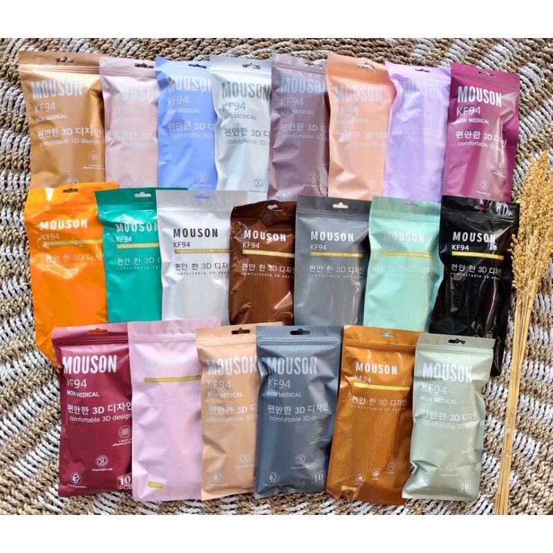 MASKER MOUSON KF94 KOREA SURGICAL MASK ISI 10