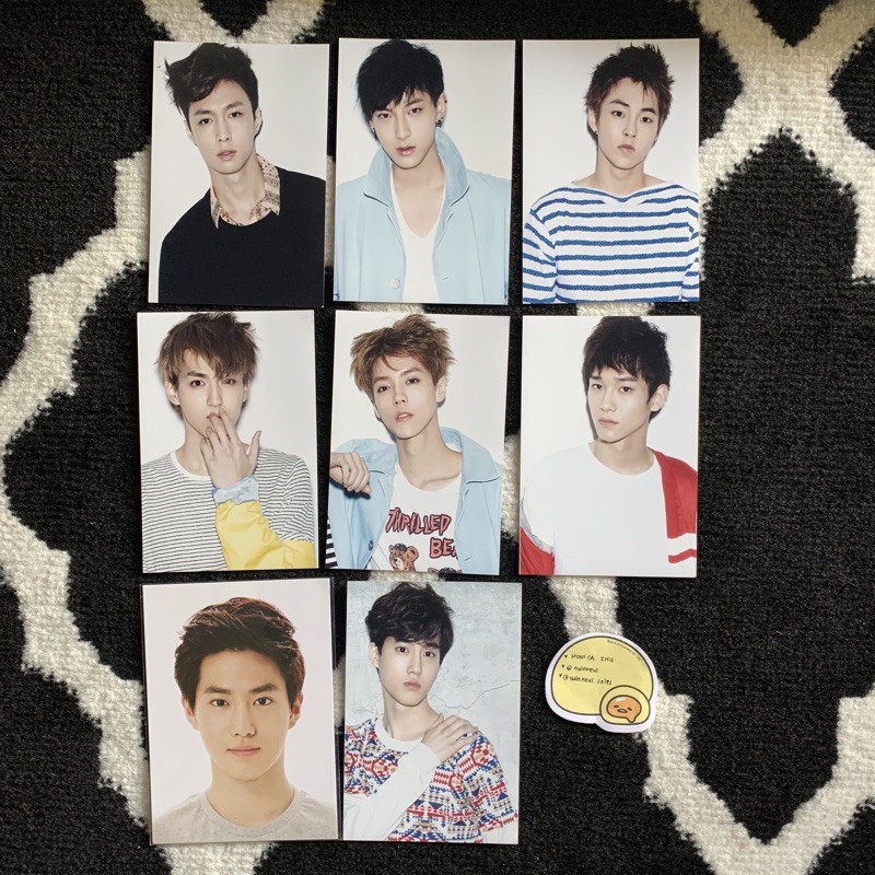 EXO SM.ART EXHIBITION RAW PHOTO, SUHO EXORDIUM POSTCARD