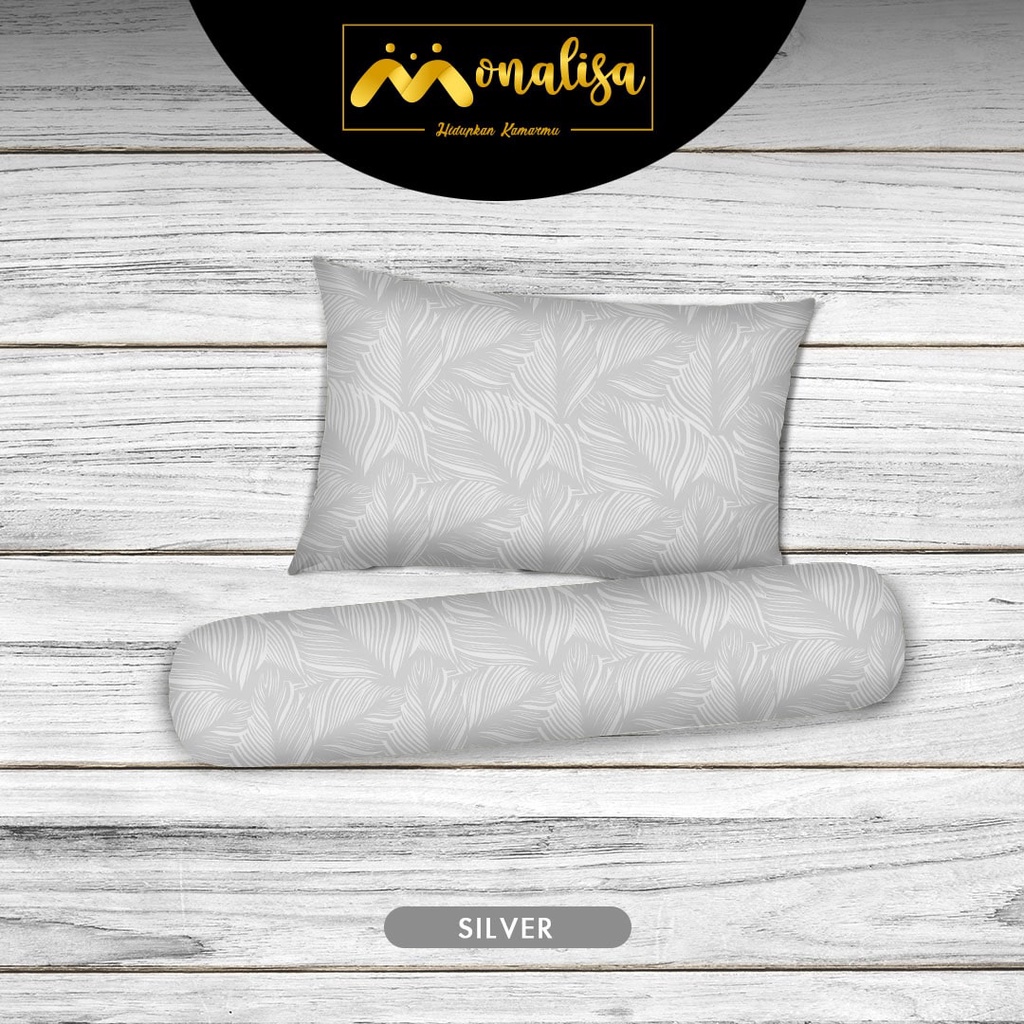 Monalisa Emboss Sprei Uk 90/100/120 - Silver