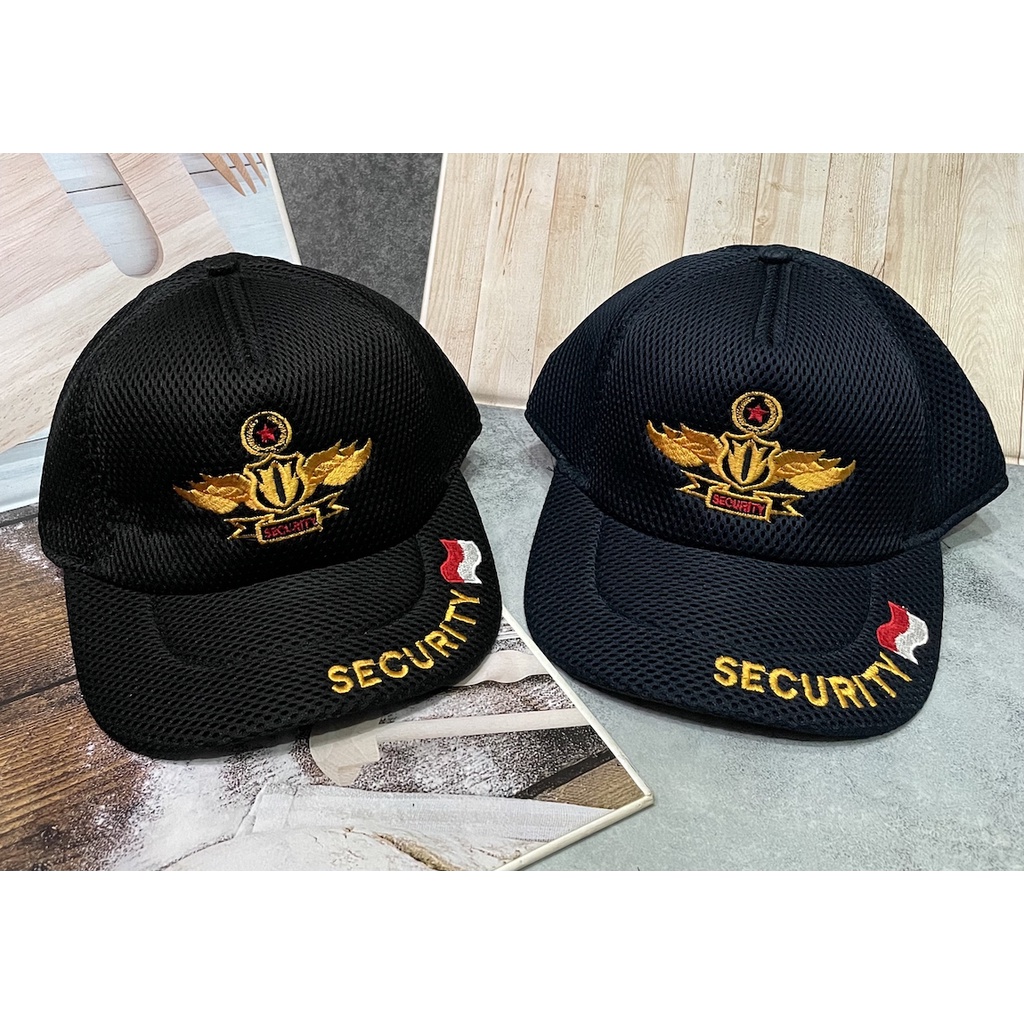 Topi Jaring Satpam | Topi Jaring Security | Topi Satpam | Topi Jaring - Wing