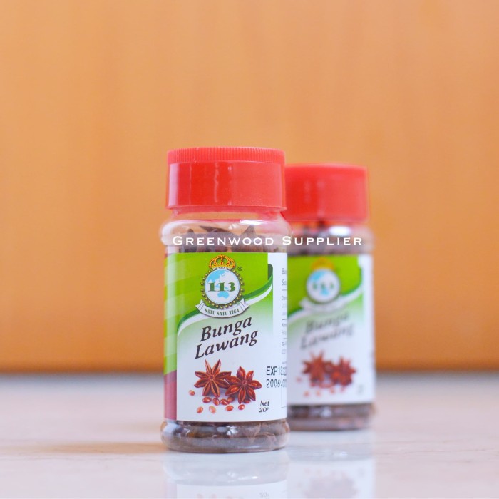 

Bunga Lawang / Star Anise - 20G (Brand Djelita 113)