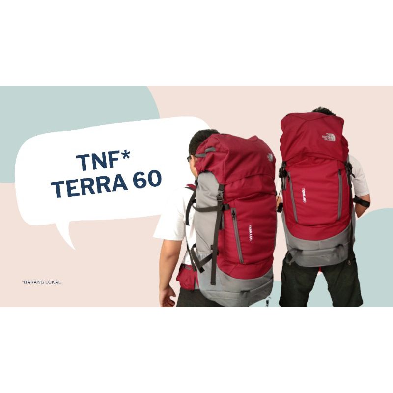 TAS GUNUNG CARRIER TNF ELEKTRA 60 LITER