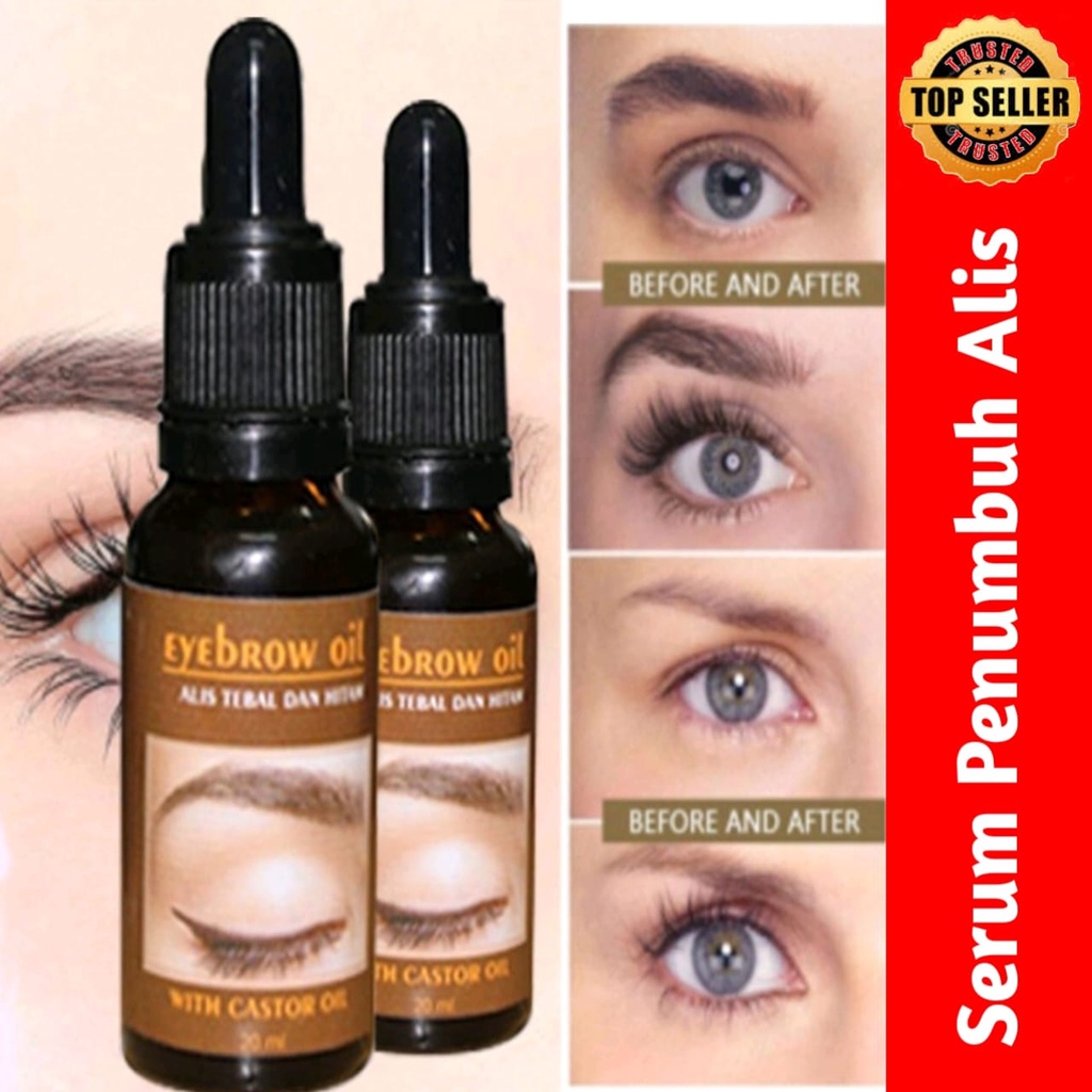 Eyebrow Oil Penumbuh Penebal Bulu Mata Dan Alis